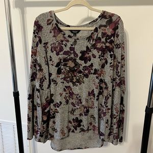 Simply Vera Vera Wang Floral Sweater